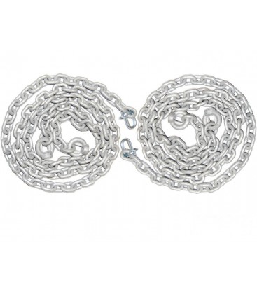 Cadena acero galvanizado set 5 mm 1,8 m