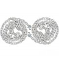Cadena acero galvanizado set 5 mm 1,8 m