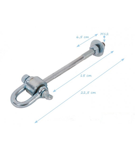 Cojinete metal columpio C-type M12 140 mm