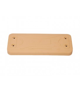 LUX Asiento columpio con estructura de aluminio beige